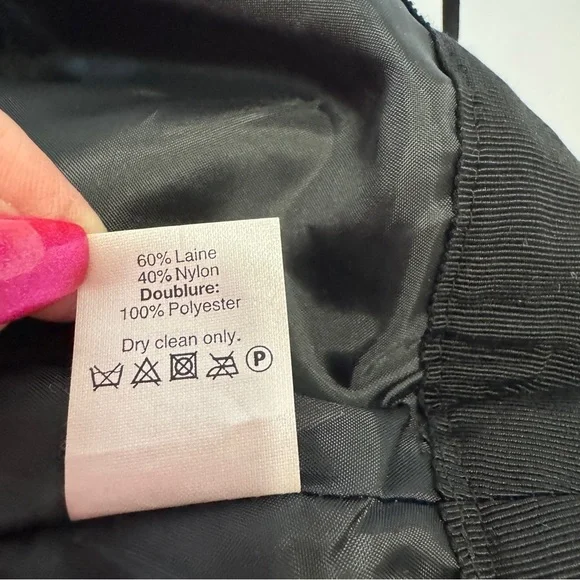 J.Crew Women's Houndstooth Wool Blend Mini Skirt Size 6 Preppy Y2K - Picture 8 of 9